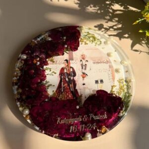 Varmala Kaleera Preservation, Wedding Teak Wood Resin Varmala Preservation