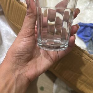 Chai Glass Candle Container – Classic Clear Glass (Single Piece)