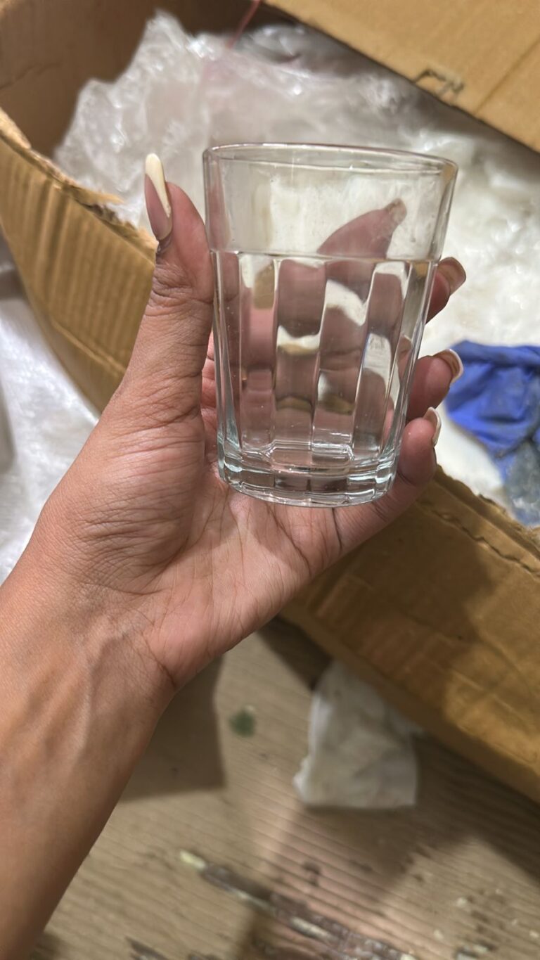 chai glass for candle