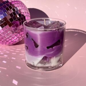 Iced Lavender Latte Candle – 200g Soy, 48hr+Burn Time