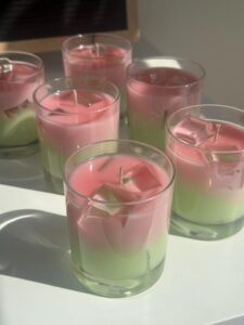 Iced Strawberry Vanilla Matcha Candle – Soy 200g