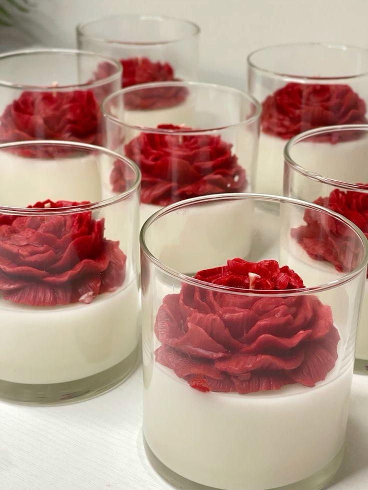 Peony Flower Jar Candle – Soy Wax