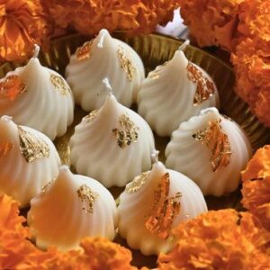 Modak Candle – Festive Scented Soy Wax