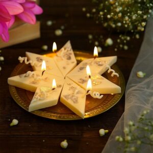 Kaju Katli Soy Candle – Traditional Shape