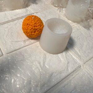 Laddoo Candle Mould – Silicone, Single Cavity