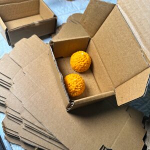 Premium Kraft Brown Takeaway Box for 2 Laddoos | Eco-Friendly Food Packaging